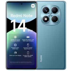 Le note 14 pro dans le couleur Bleu Midnight.