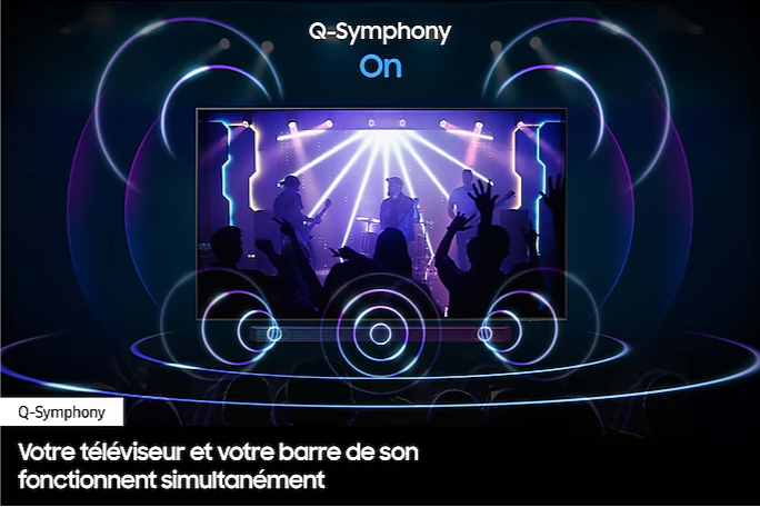 Téléviseur Samsung avec technologie Du7000 Q-Symphony 43